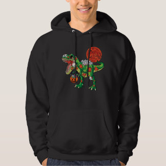 Zombie Rex Dinosaur Skelett Halloween Kinder Kostü Hoodie