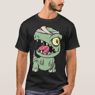 Zombie Rex Dinosaurier für Jungen Mumie Halloween T-Shirt