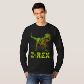 Zombie Rex Zombiesaurus Z Rex Halloween Kostüm Bo T-Shirt (Vorne ganz)