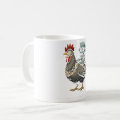Zombie Rider Chicken - Crazy Coffee Tasse (Vorderseite Links)