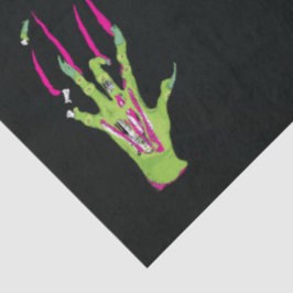 Zombie Rippin’ Poppin’ Funky Fun Ghoulish Seidenpapier