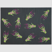 Zombie Rippin’ Poppin’ Funky Fun Ghoulish Seidenpapier (Vorderseite)