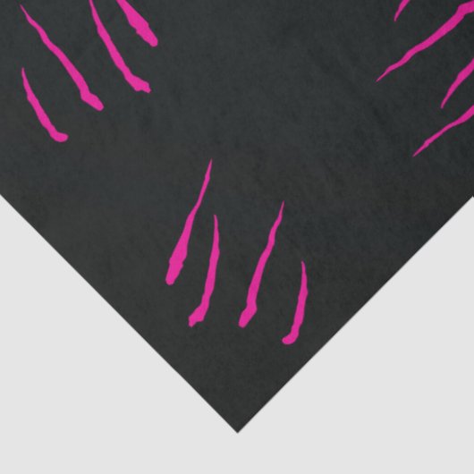 Zombie Rips Fun Funky Funny Seidenpapier (Ausschnitt)