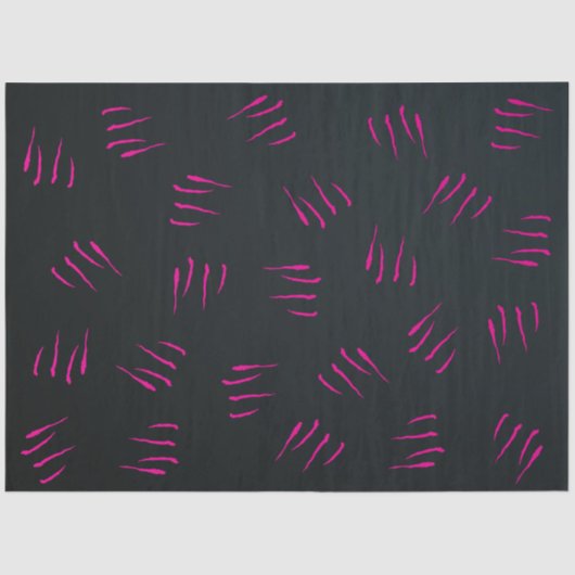 Zombie Rips Fun Funky Funny Seidenpapier (Vorderseite)