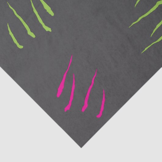 Zombie Rips Fun Funky Funny Seidenpapier (Ausschnitt)