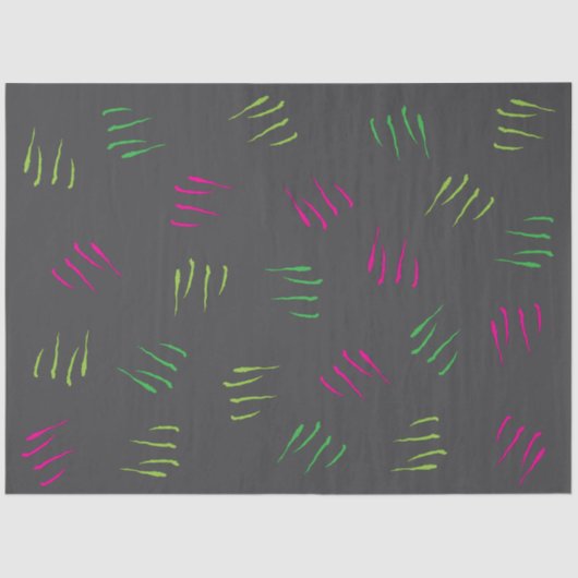 Zombie Rips Fun Funky Funny Seidenpapier (Vorderseite)