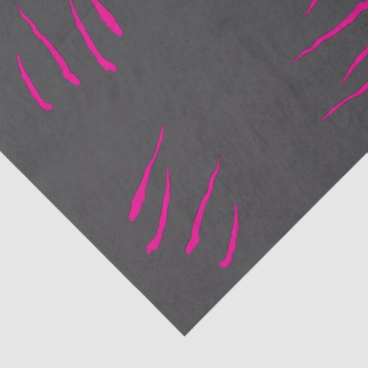 Zombie Rips Fun Funky Funny Seidenpapier (Ausschnitt)