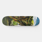 Zombie Rising Full Moon Friedhof Skateboard (Horizontal)