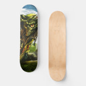 Zombie Rising Full Moon Friedhof Skateboard (Vorderseite)