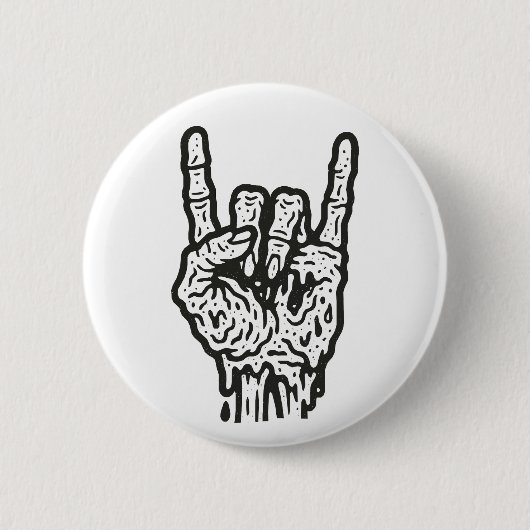 Zombie Rock Button (Vorderseite)