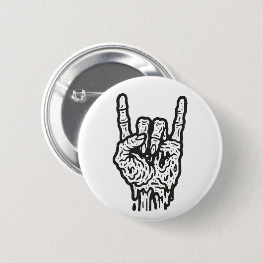 Zombie Rock Button (Vorne & Hinten)