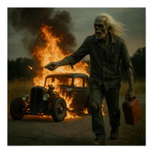 Zombie Rodder Artwork Poster (Vorderseite)