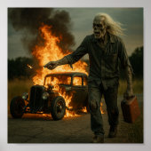 Zombie Rodder Artwork Poster (Vorne)