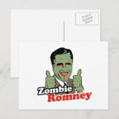 Zombie Romney.png Postkarte (Vorne/Hinten)