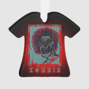 Zombie-Rot u. Blau beunruhigt Ornament