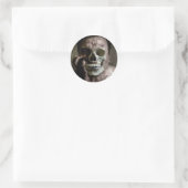 Zombie Runder Aufkleber (Tasche)