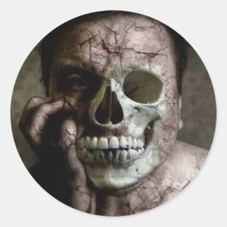 Zombie Runder Aufkleber