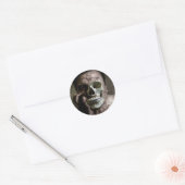 Zombie Runder Aufkleber (Umschlag)