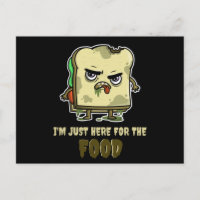 Zombie Sandwich Toast Funny Halloween Kawaii