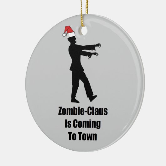 Zombie Sankt Keramikornament (Links)