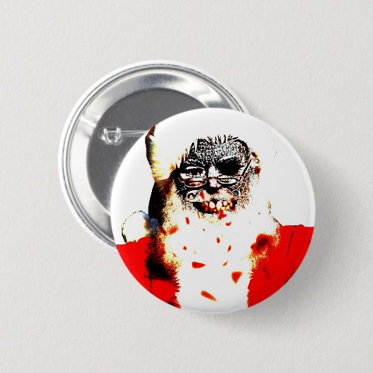 Zombie-Sankt-Knopf Button (Vorne & Hinten)