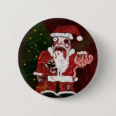 Zombie Santa Button (Vorderseite)