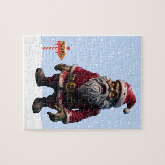 Zombie Santa Claus Puzzle (Horizontal)