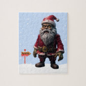 Zombie Santa Claus Puzzle (Vertikal)