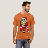 Zombie Santa I Xmas Halloween Monster Untot T-Shirt (Vorne ganz)
