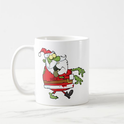 Zombie Santa Kaffeetasse (Links)