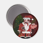 Zombie Santa Magnet (Vorderseite/Rückseite)