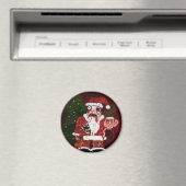 Zombie Santa Magnet (In Situ (Geschirrspüler))