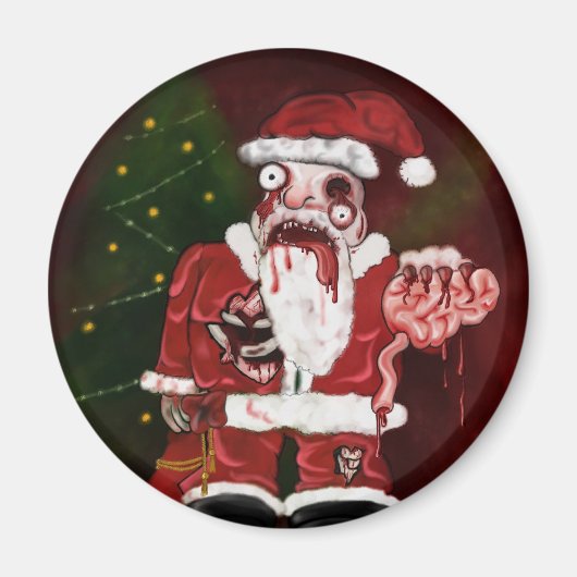 Zombie Santa Magnet (Vorne)