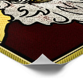 Zombie Santa Poster (Ecke)