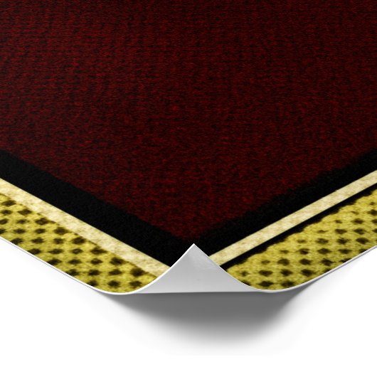 Zombie Santa Print Poster (Ecke)