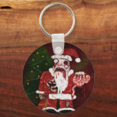 Zombie Santa Schlüsselanhänger (Vorderseite)