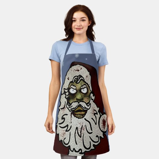 Zombie Santa Schürze (Getragen)