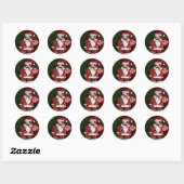 Zombie Santa Sticker (Blatt)