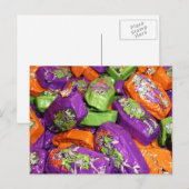 Zombie-Sarg-Folien-Süßigkeit Postkarte (Vorne/Hinten)