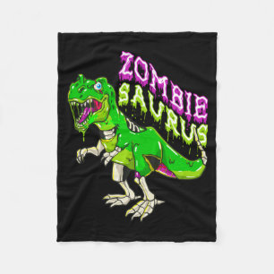 Zombie Saurus Halloween-Dinosaurier T Rex Zombie-J Fleecedecke