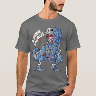 Zombie Saurus Halloween Kids Dinosaurier T Re 6949 T-Shirt