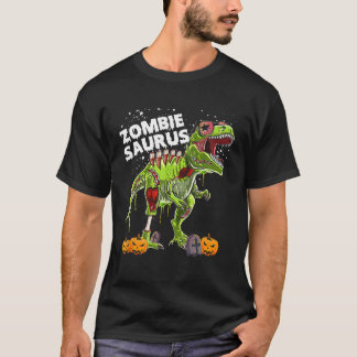Zombie Saurus Halloween Kinder Dinosaurier rex T-Shirt