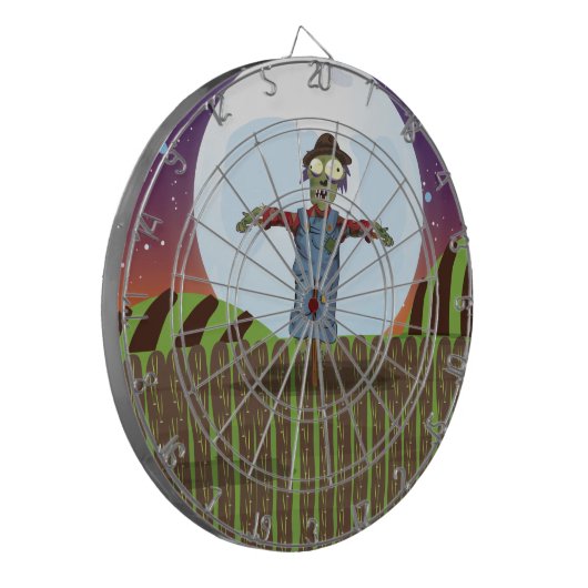 Zombie Scarecrow Dartscheibe (Vorderseite Links)