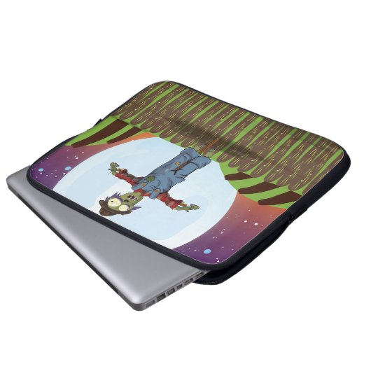 Zombie Scarecrow Laptopschutzhülle (Vorne Knopf)