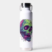 Zombie-Schädel-Apokalypse Trinkflasche (Vorne)