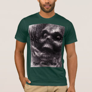 Zombie-Schädel, steigend vom schreienden Grab T-Shirt