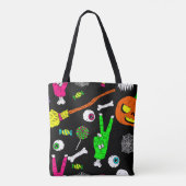 Zombie-Schädel Tasche (Rückseite)