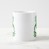 Zombie-Schieber-Logo-Tunnel-bohrwagenTasse Jumbo-Tasse (Vorderseite)