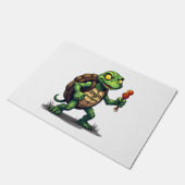 Zombie-Schildkröte Fußmatte (Schrägansicht)