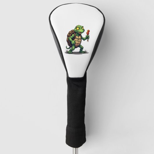 Zombie-Schildkröte Golf Headcover (Vorderseite)